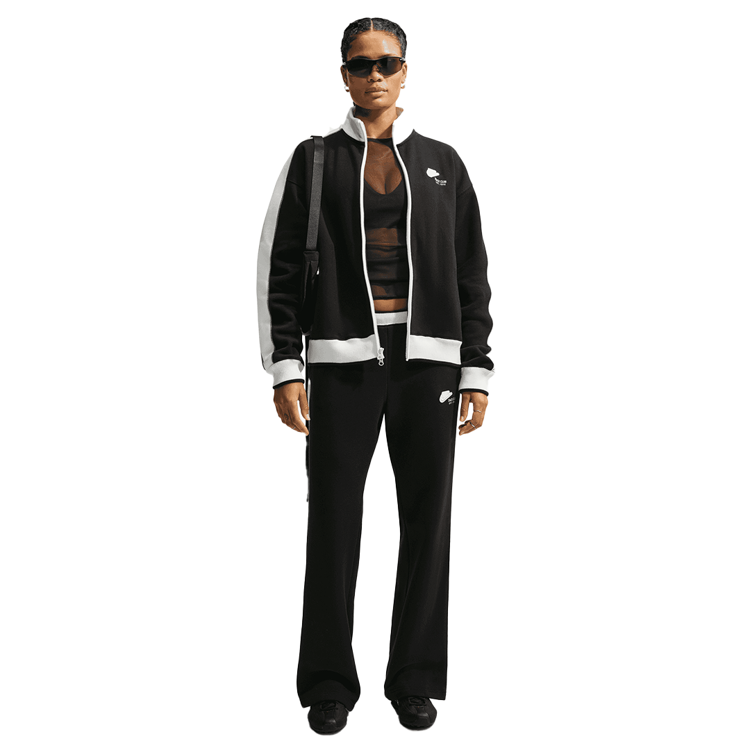 WMNS Nike Track Jacket - 'Total Black/Sail' IO2300-001