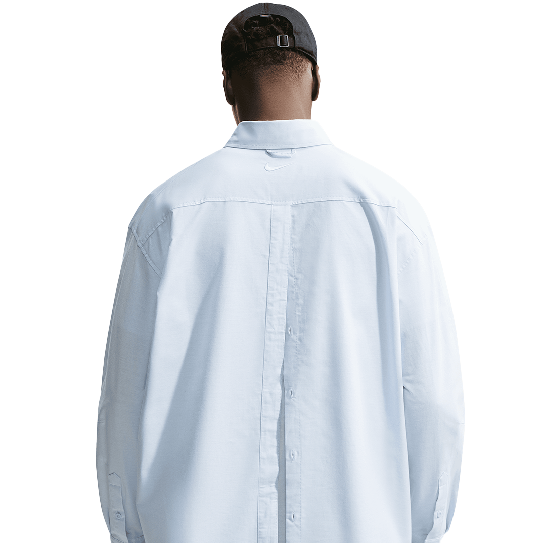 Nike Club Rules L/S Oxford Top - 'Hydrogen Blue/Hydrogen Blue' IU0798-407