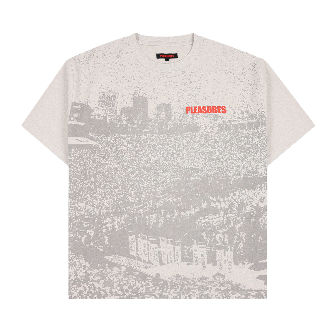 Pleasures Cup Heavyweight Tee - 'Ash Grey' P26SUWC001