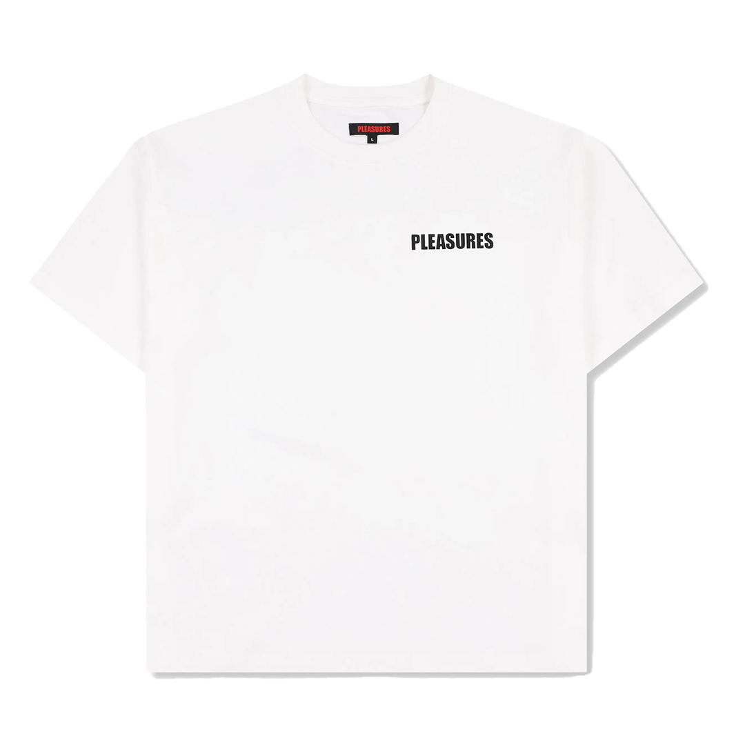 Pleasures Impact Heavyweight Tee - 'White' P26SU021