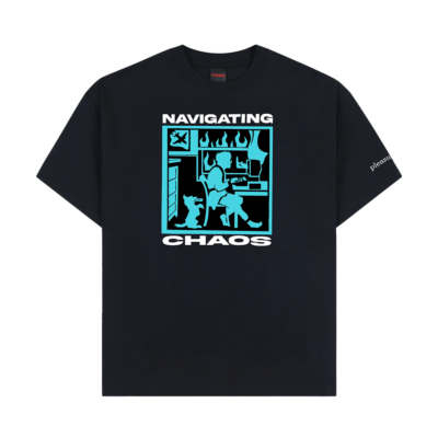 Pleasures Navigate Tee - 'Black' P26SU041