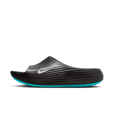 Nike ReactX Rejuven8 Slide - 'Black/Metallic Silver' HV4479-003